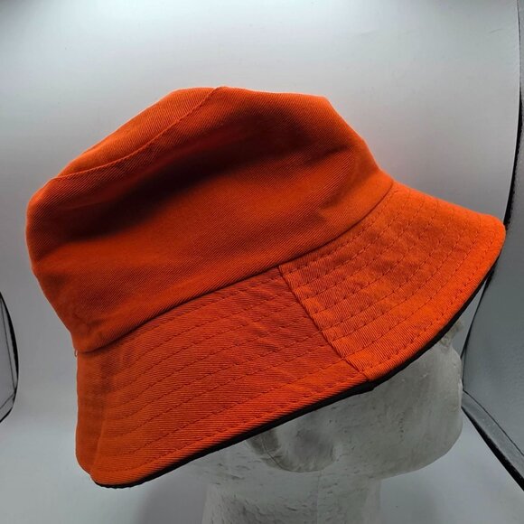 Anaheim Ducks NHL Hockey Chick-Fil-A Black Orange Reversible Bucket Hat - Picture 4 of 9